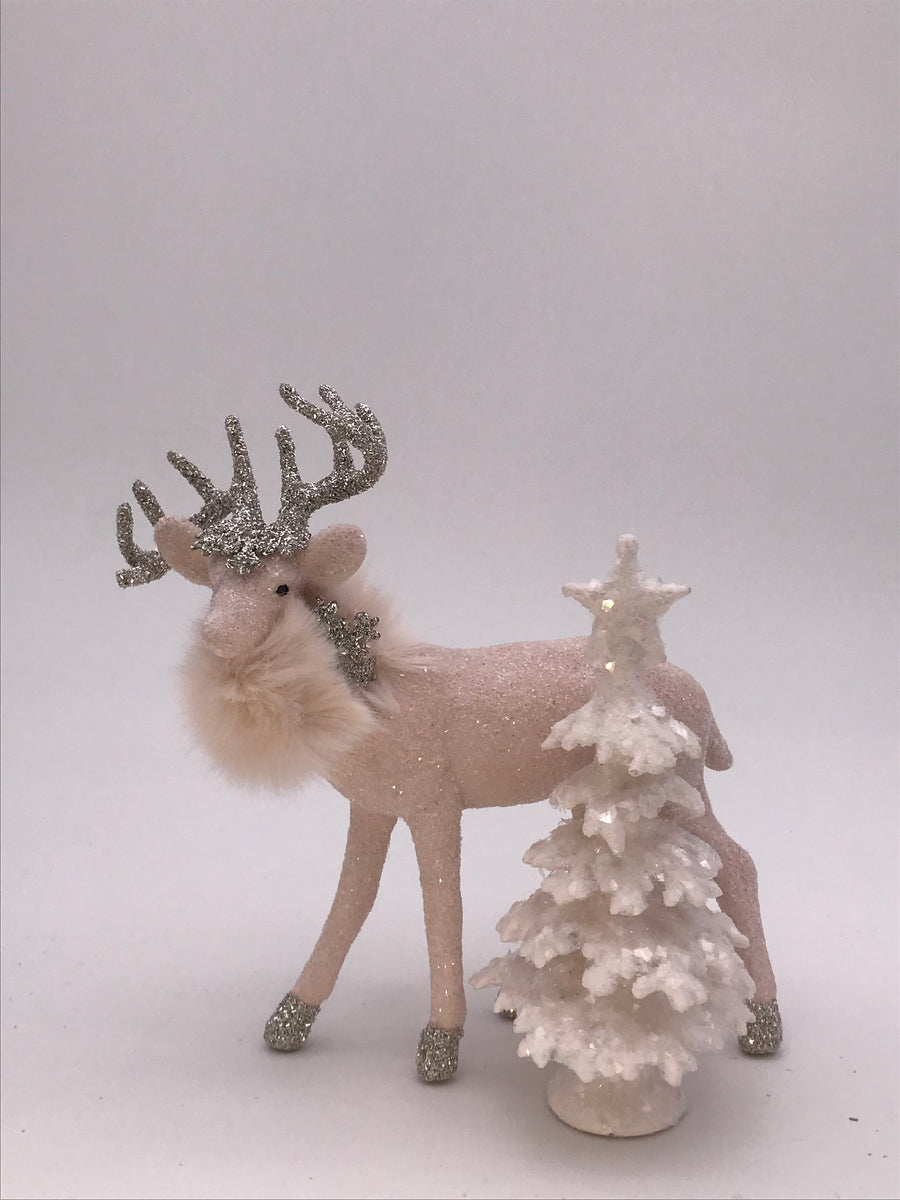 Double Hanging Jingle Bells - Silver, Cream Ribbon – Sherri's Designs