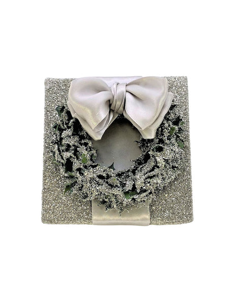 Wreath Box, Square 3 x 3" - Silver