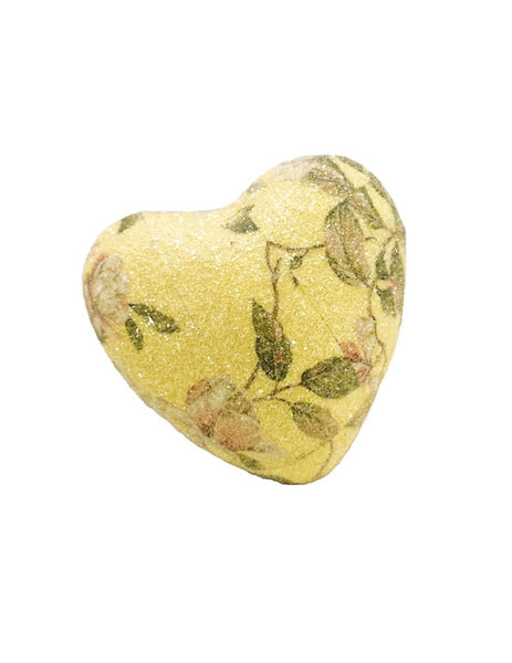 Decoupage Heart, Watercolor Floral