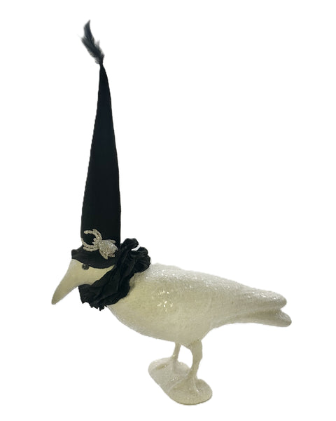Ravana the Raven with Black Hat - Cream