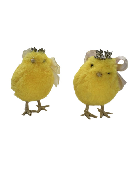 Peeps with Crowns - Set of Two, Yellow
