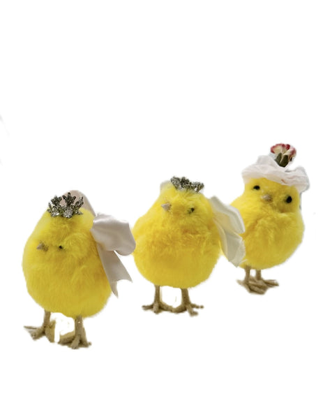 Peeps with Crowns - Set of Two, Yellow