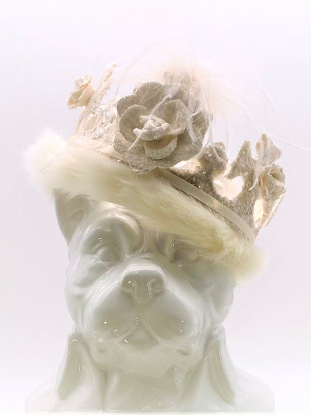 Royal Crown - Gold Mica, Cream Fur