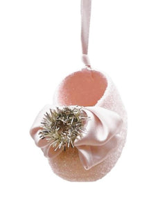 Baby Shoe Ornament - Pink
