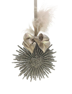 Starburst Ornament - Silver
