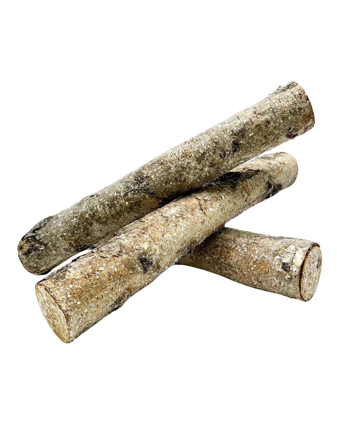 Iced Birch Logs