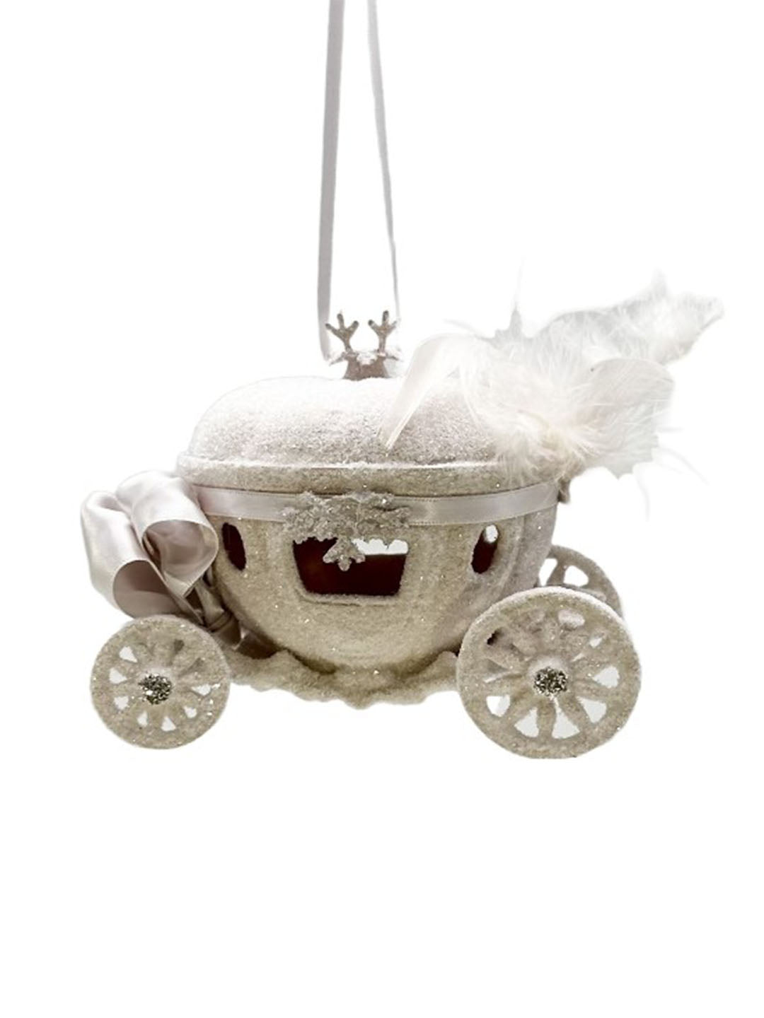 Carriage Ornament- Pink