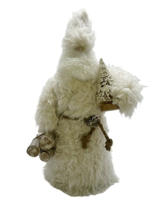 Santa - Small, Shaggy Ivory Fur