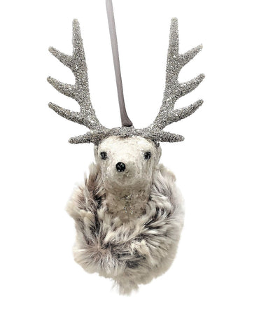 Stag Ornament - Mica, Rabbit Fur