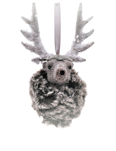 Stag Ornament - Mocha, Ash Fur