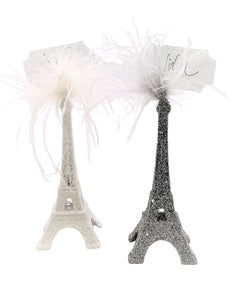 Eiffel Tower Place Card Holder - Silver