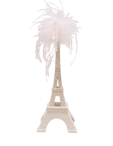 Eiffel Tower - Cream, Ostrich Feathers