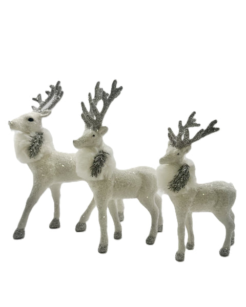 Rudy with Pine Brooch- Cream, Ivory Fur