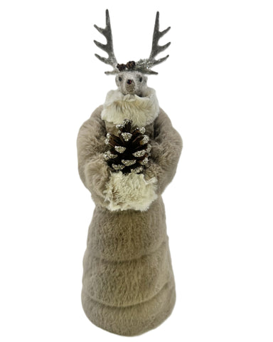 Valentino - Mocha, Taupe Channel Fur
