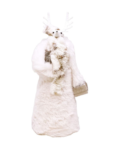 Valentino - White, Eggshell Fur