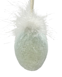 Egg Ornament - Medium, Blue Sky