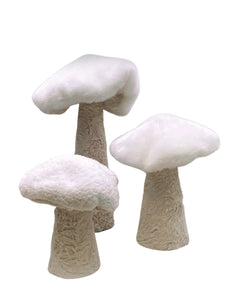 Fur Mushroom - Large, Sherpa Fur