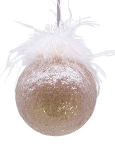 Bauble Ornament -  Large, Gold Mica