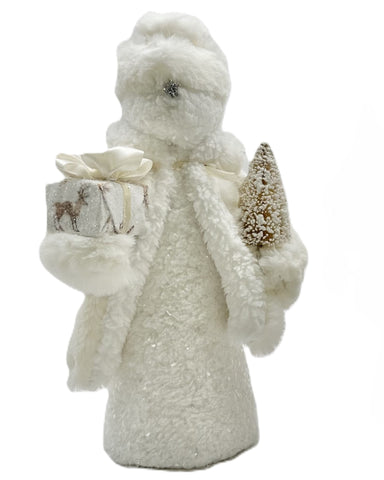 Frosty Snowman with - Medium, Sherpa Fur