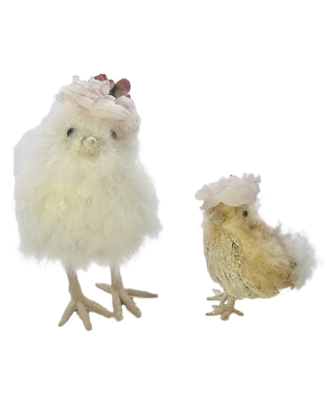 Chick with Crepe Hat - Medium, Blush