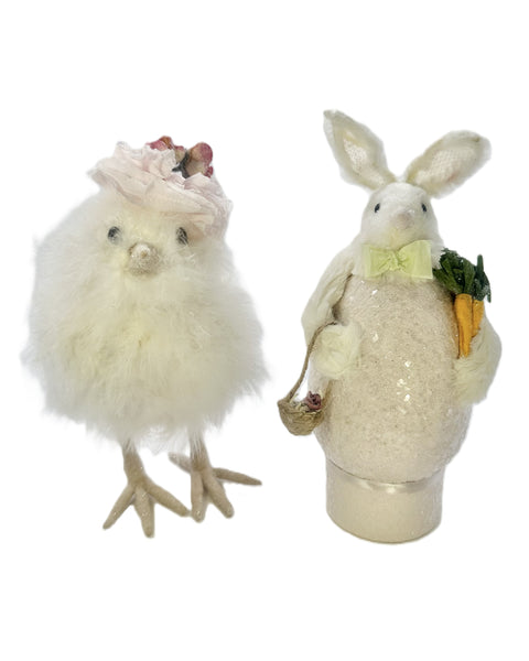 Chick with Crepe Hat - Medium, Blush