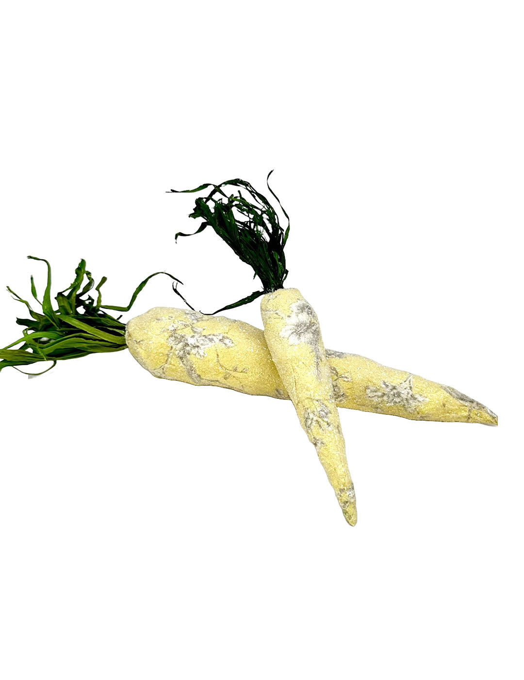 Decoupage Carrot - Small, Yellow Chinoiserie