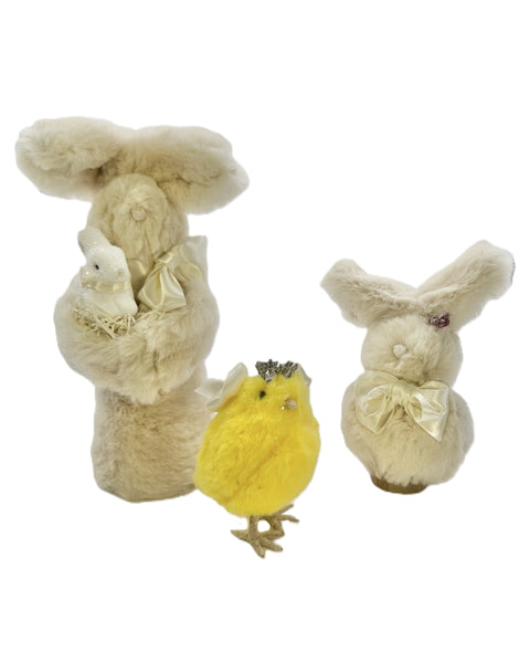 Jojo Bunny with Rabbit- Small, Mushroom
