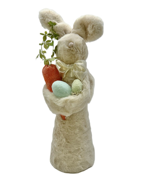 Jojo Bunny with Carrot & Eggs - Mushroom, Large