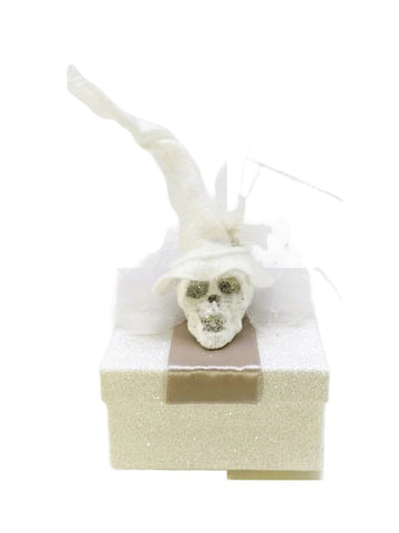 Skull Treat Box - White