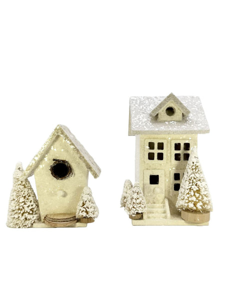 Birdhouse, Small  - Cream