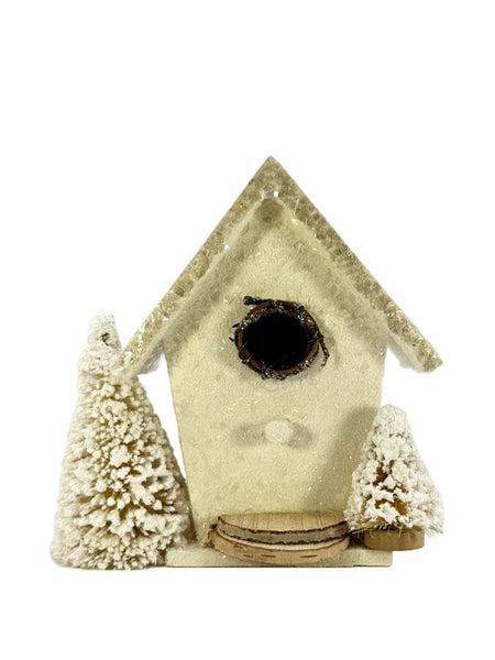 Pine Birdhouse  - Dove