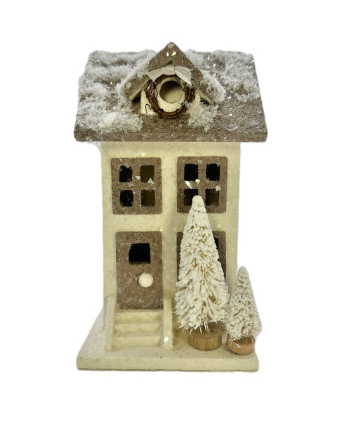 Townhouse with Pines - Cream & Mocha