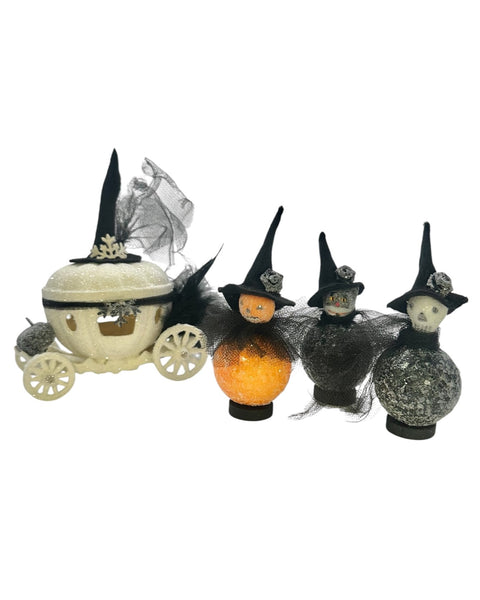 Mini Roly Poly Trio - Black, Cream & Orange