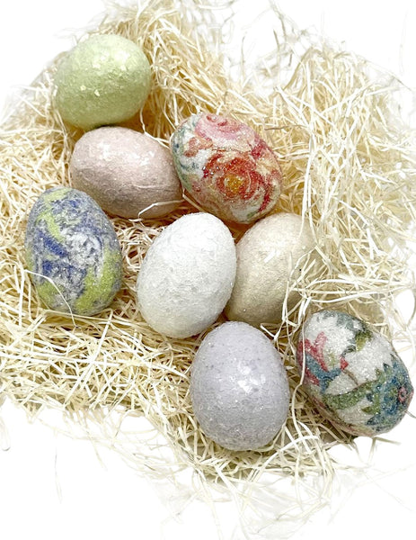 Solid-Colored Eggs - Small, Cream