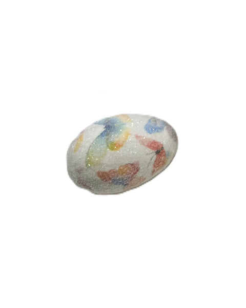 Butterfly Decoupage Egg - Small, Multi-color