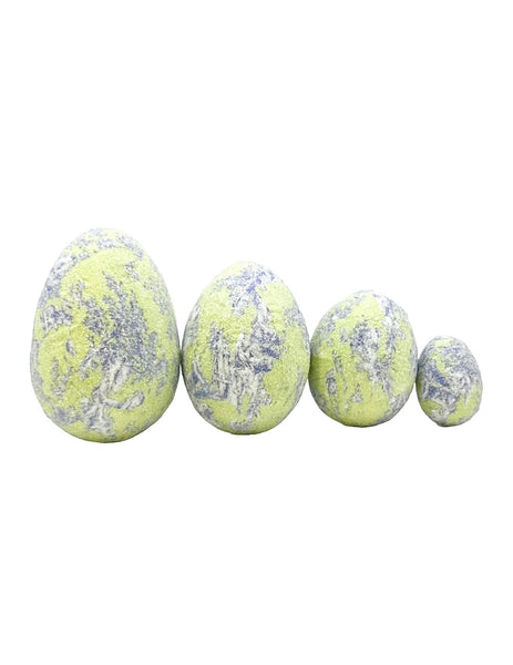Decoupage Eggs - Extra Large, Yellow Chinoiserie