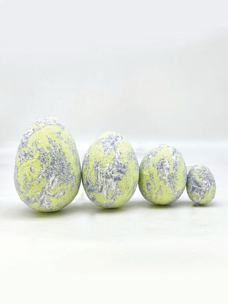 Decoupage Eggs - Large, Blue Blossom