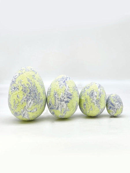 Decoupage Eggs - Large, Blue Floral