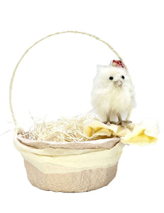 Chick Basket - Small, Blush