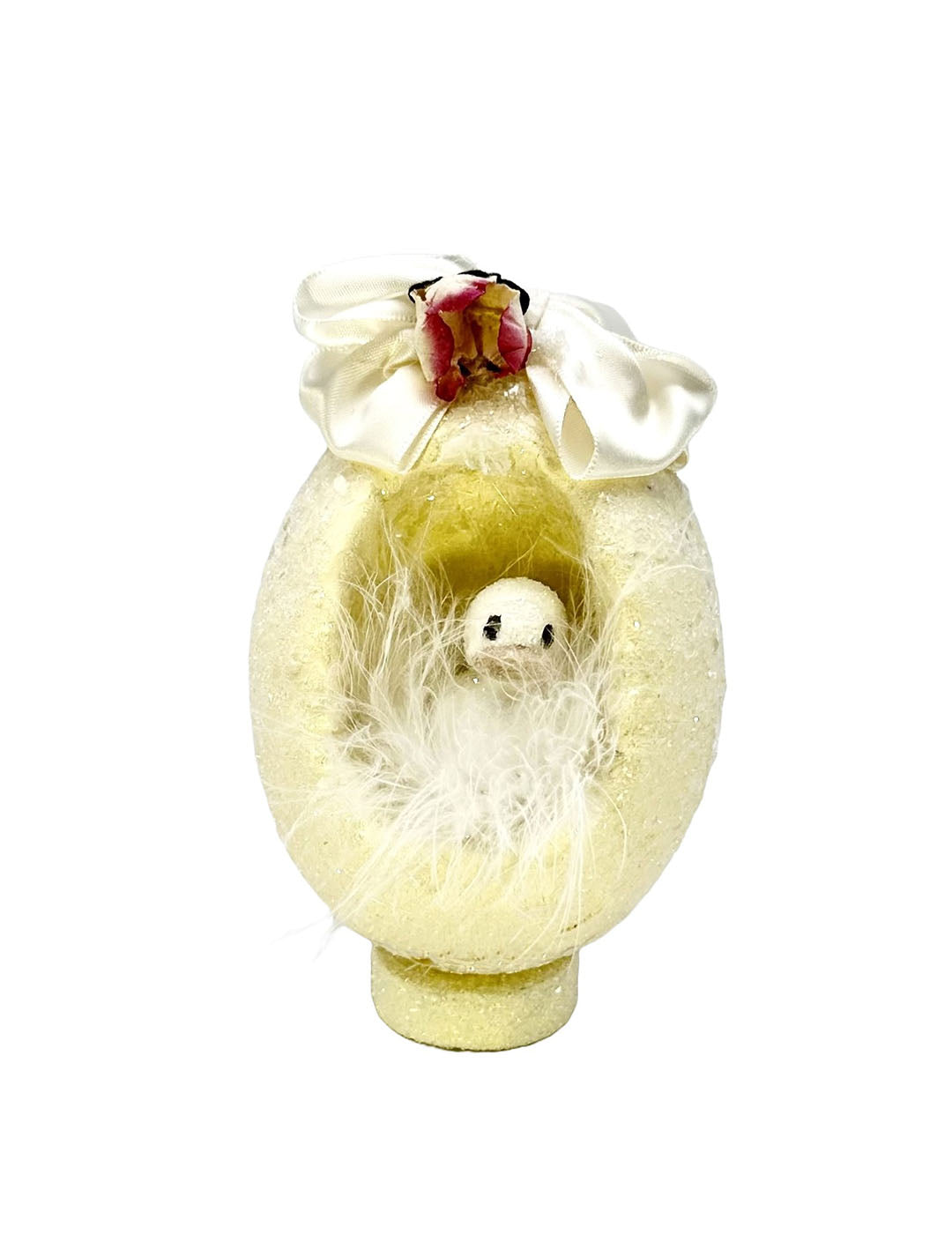 Peek-A-Boo "Sugared" Egg with Duckling - Lemon