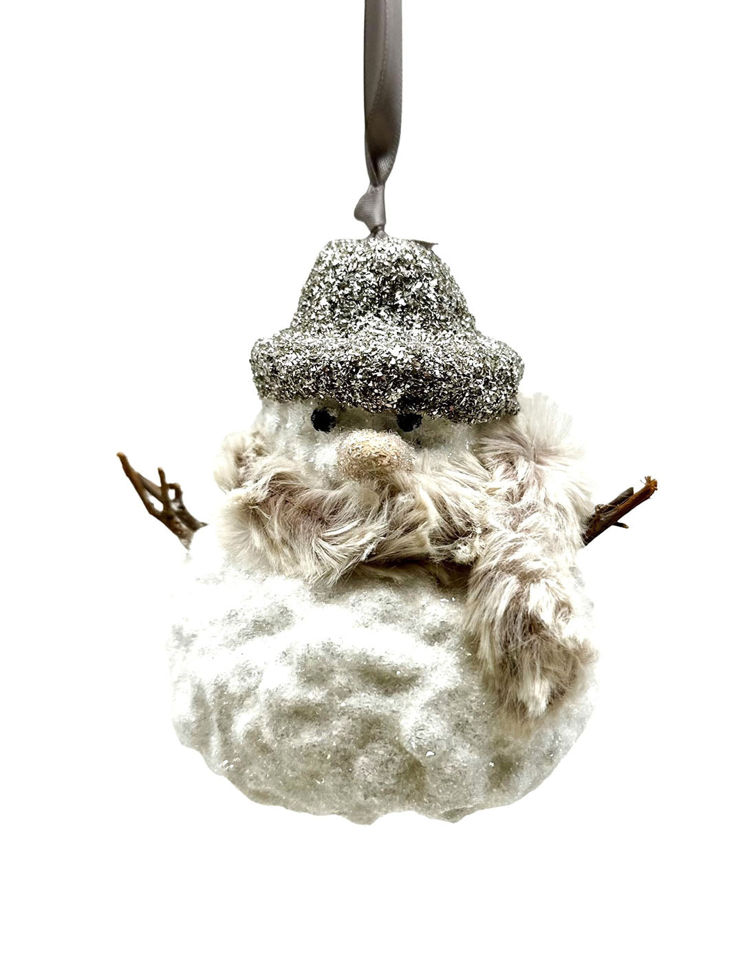 Chilly Snowperson Ornament - Silver