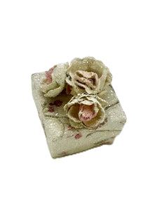 Ring Box - Cream Blossom
