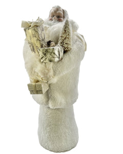 Mr. Claus with Gifts - Sherpa Fur