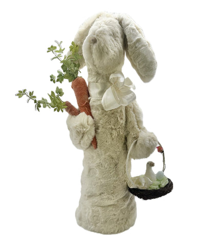 Jojo Bunny with Carrot & Basket - Grand,  Mushroom