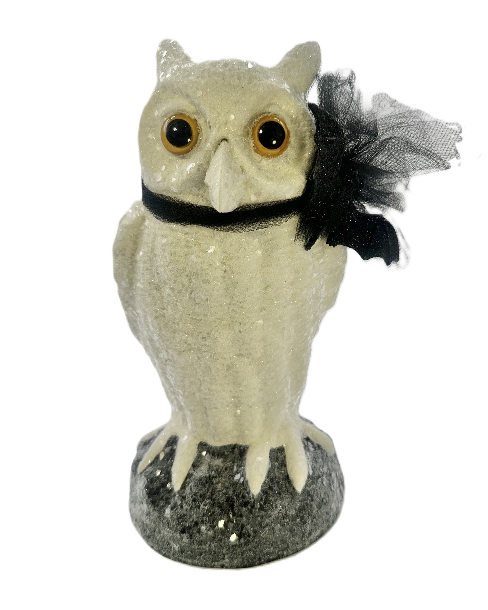 Adele Owl with Choker - Cream