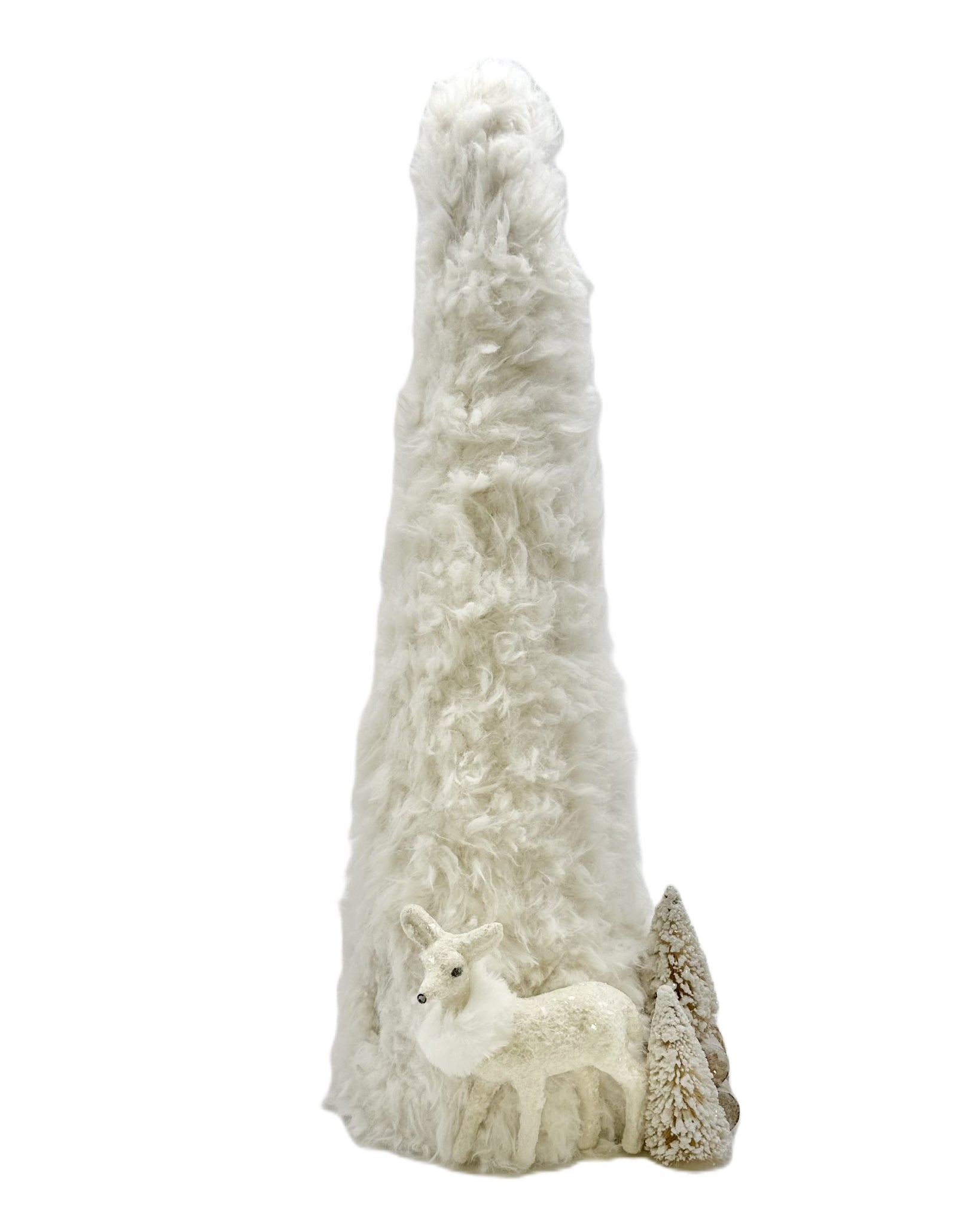 Trees with Dancer - Shaggy Cream Fur