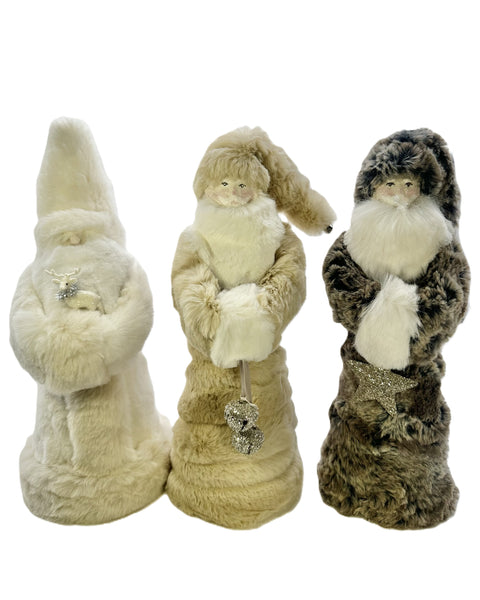 Naughty Santa with Jingle Bells - Walnut Fur