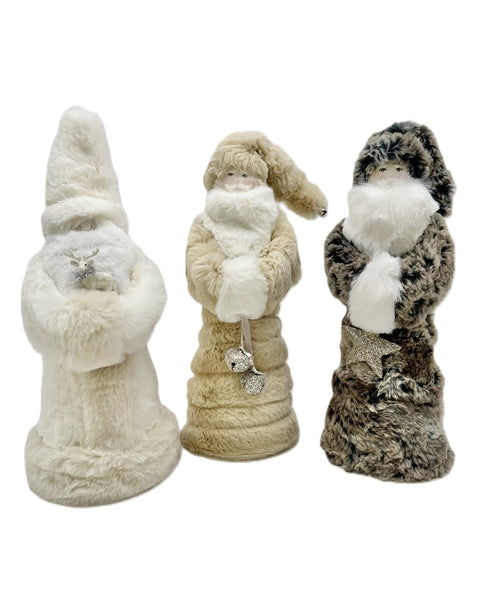 Naughty Santa with Jingle Bells - Walnut Fur