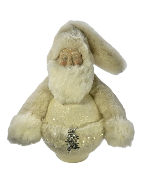 Roly Poly Santa - Cream