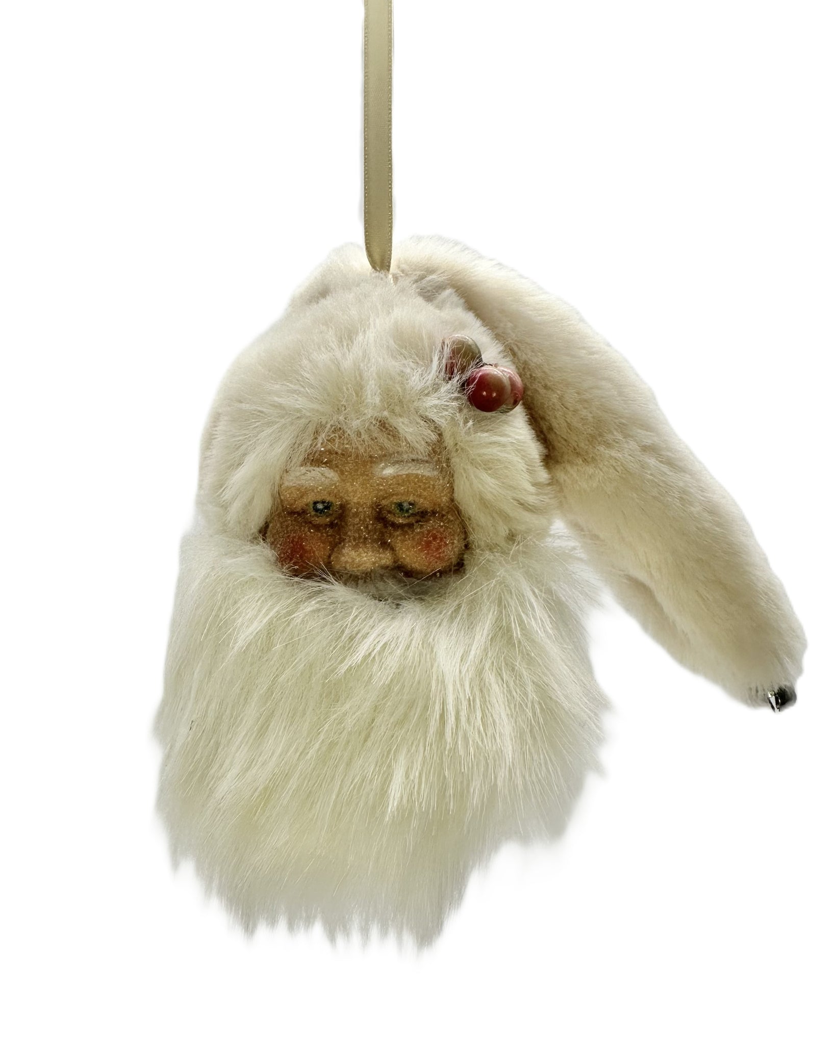 Kris Santa Ornament - Mushroom Fur